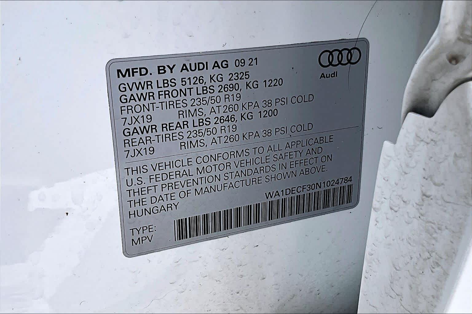 2022 Audi Q3 S line Premium Ibis White at Westside Kia