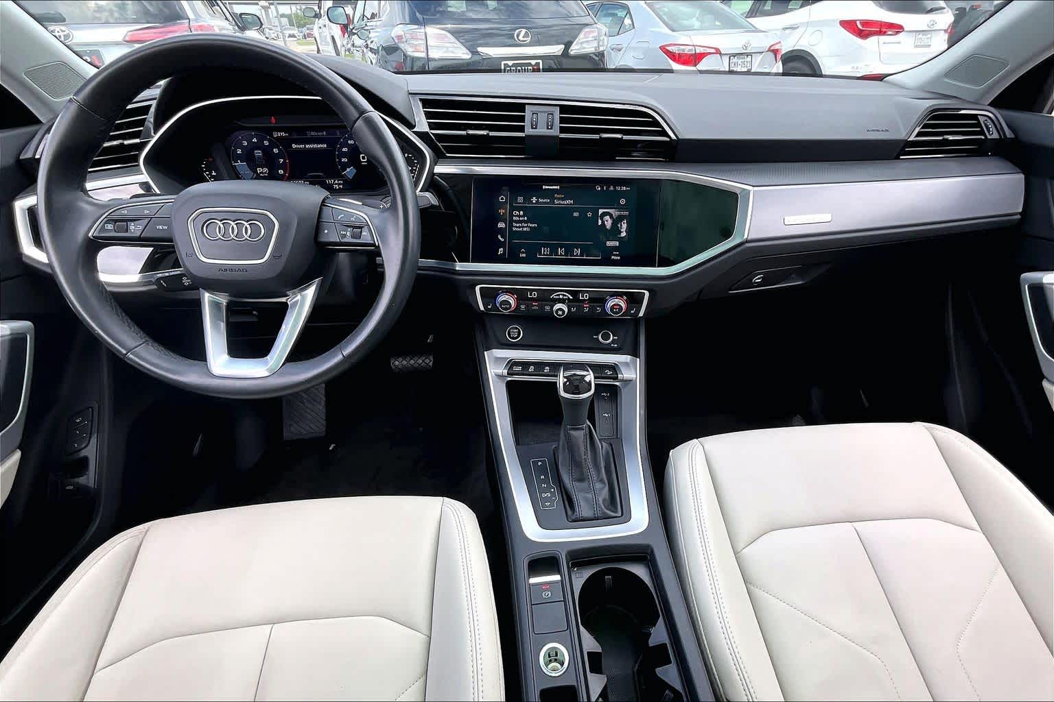 2022 Audi Q3 S line Premium Ibis White at Westside Kia
