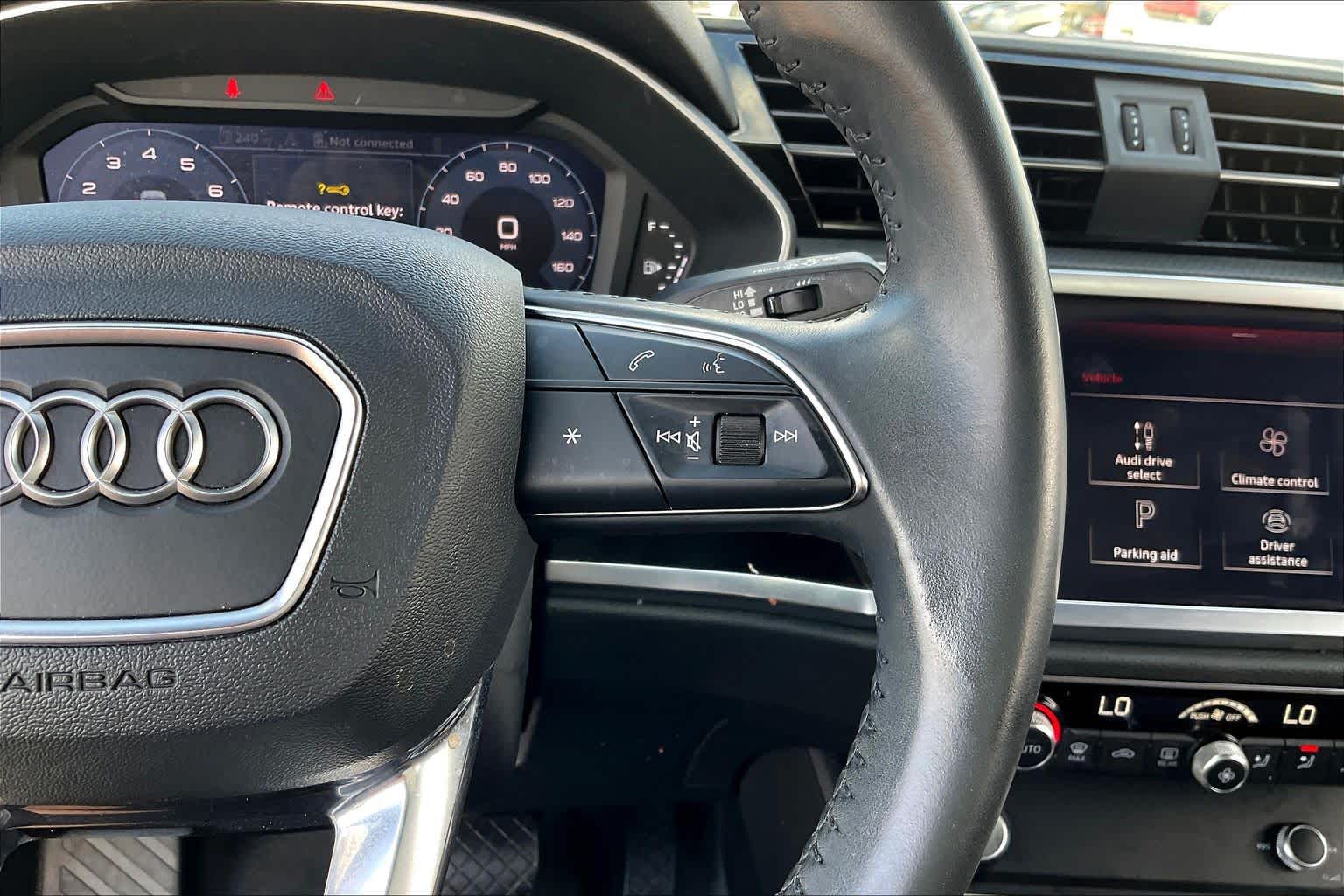 2020 Audi Q3 S line Premium Glacier White Metallic at Lexus of Clear Lake