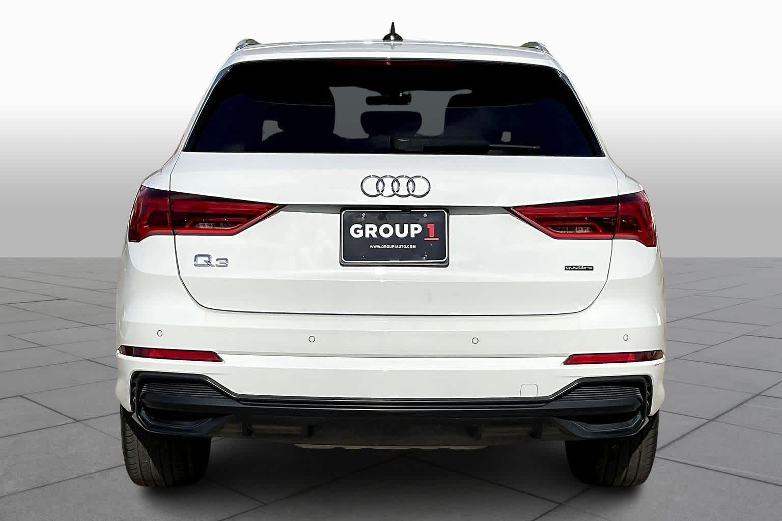 2020 Audi Q3 S line Premium Glacier White Metallic at Lexus of Clear Lake