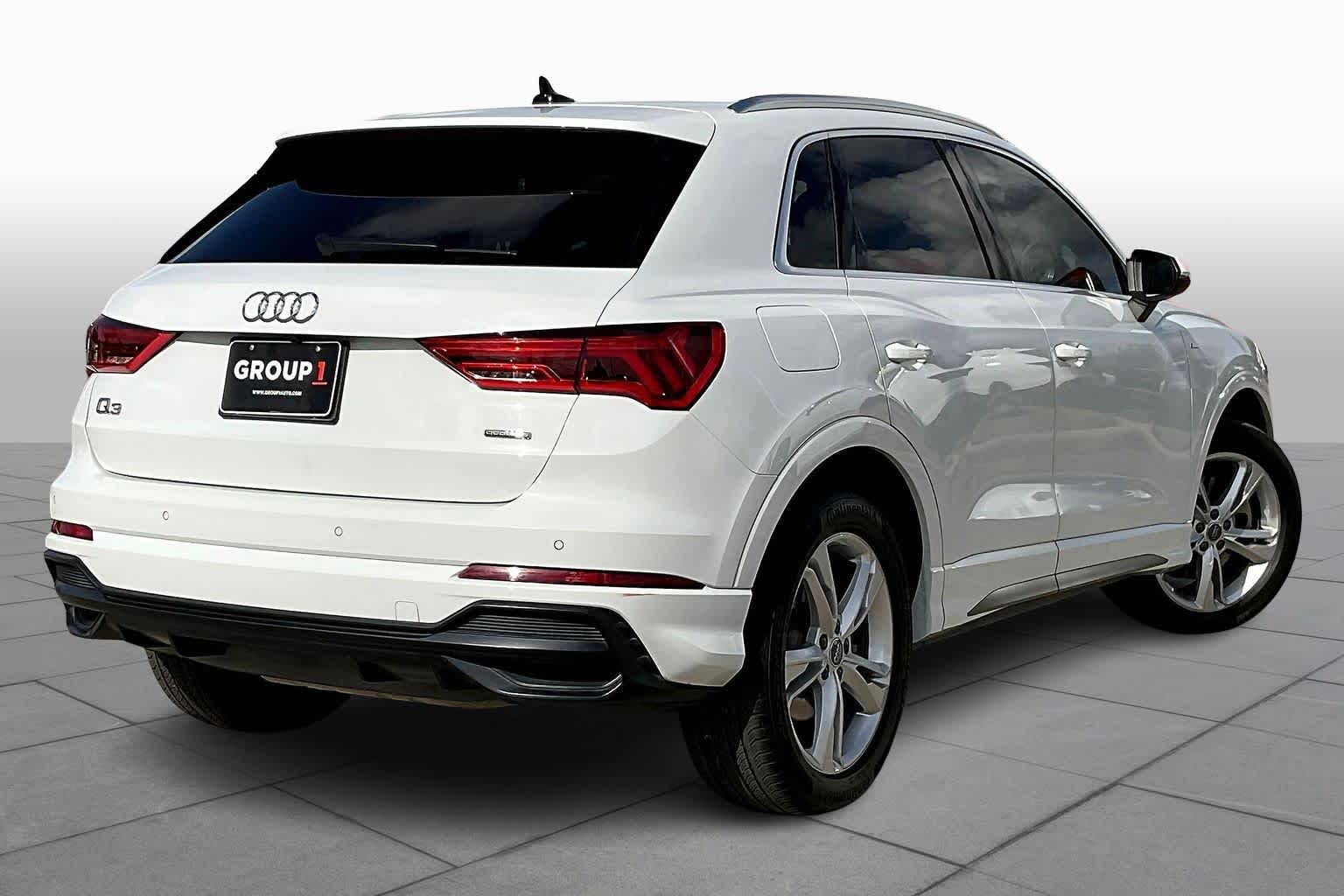 2020 Audi Q3 S line Premium Glacier White Metallic at Lexus of Clear Lake