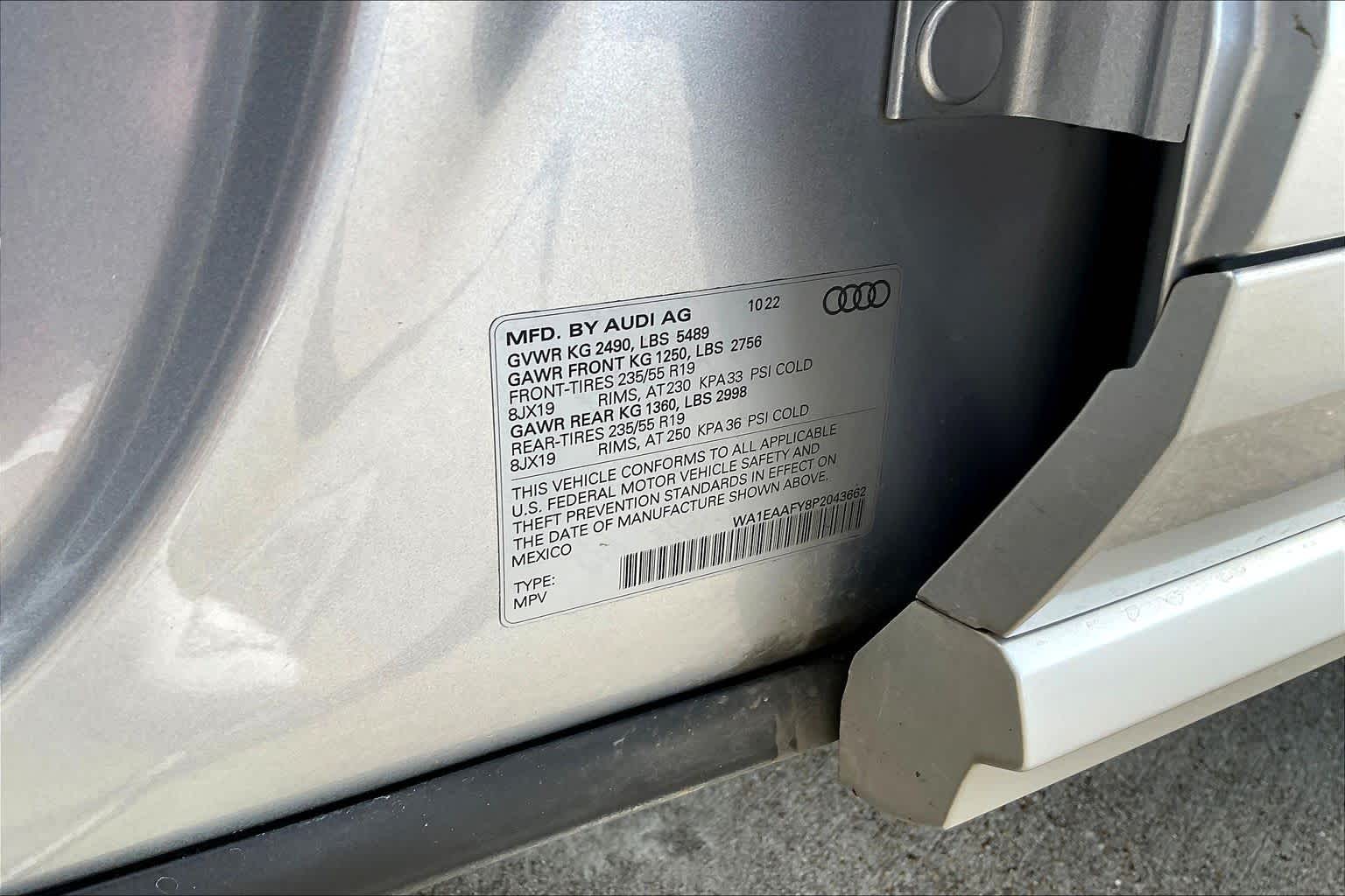 2023 Audi Q5 S line Premium Plus Florett Silver Metallic at AutoNation Chevrolet Gulf Fwy