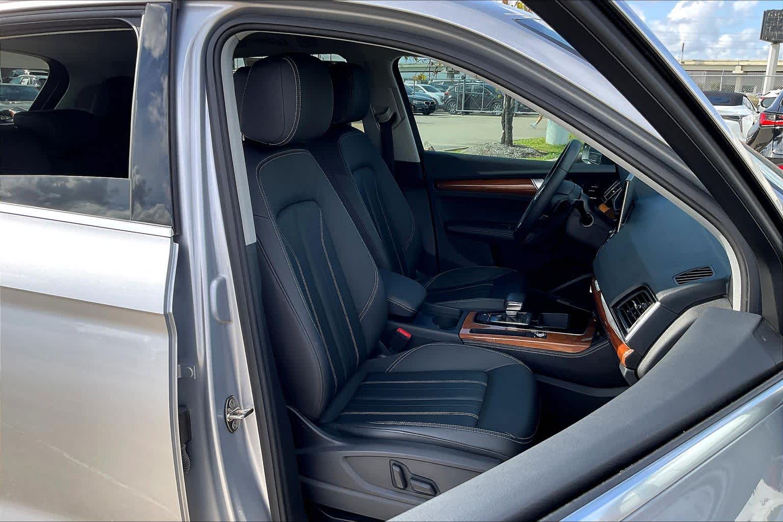 2023 Audi Q5 S line Premium Plus Florett Silver Metallic at AutoNation Chevrolet Gulf Fwy