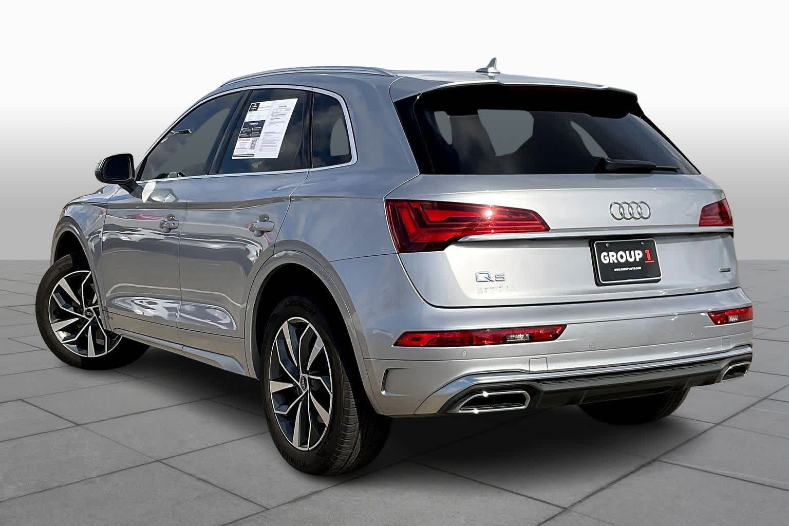 2023 Audi Q5 S line Premium Plus Florett Silver Metallic at AutoNation Chevrolet Gulf Fwy