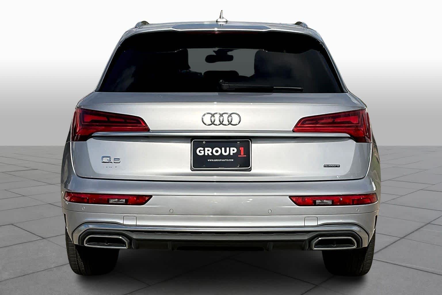 2023 Audi Q5 S line Premium Plus Florett Silver Metallic at AutoNation Chevrolet Gulf Fwy