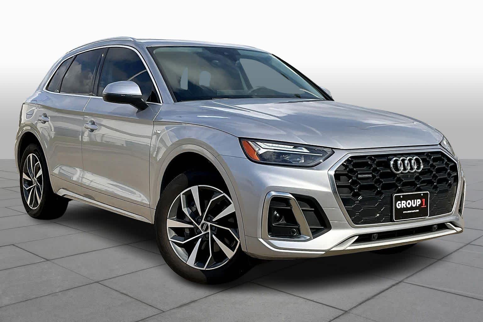 2023 Audi Q5 S line Premium Plus Florett Silver Metallic at AutoNation Chevrolet Gulf Fwy