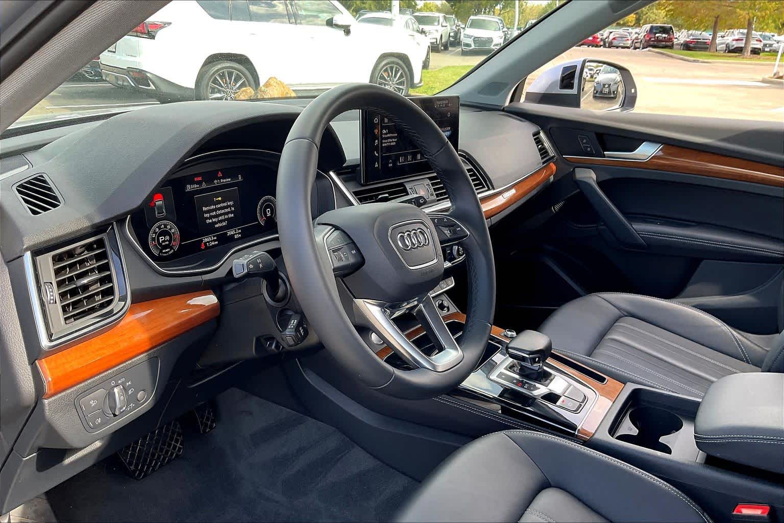 2023 Audi Q5 S line Premium Plus Florett Silver Metallic at AutoNation Chevrolet Gulf Fwy