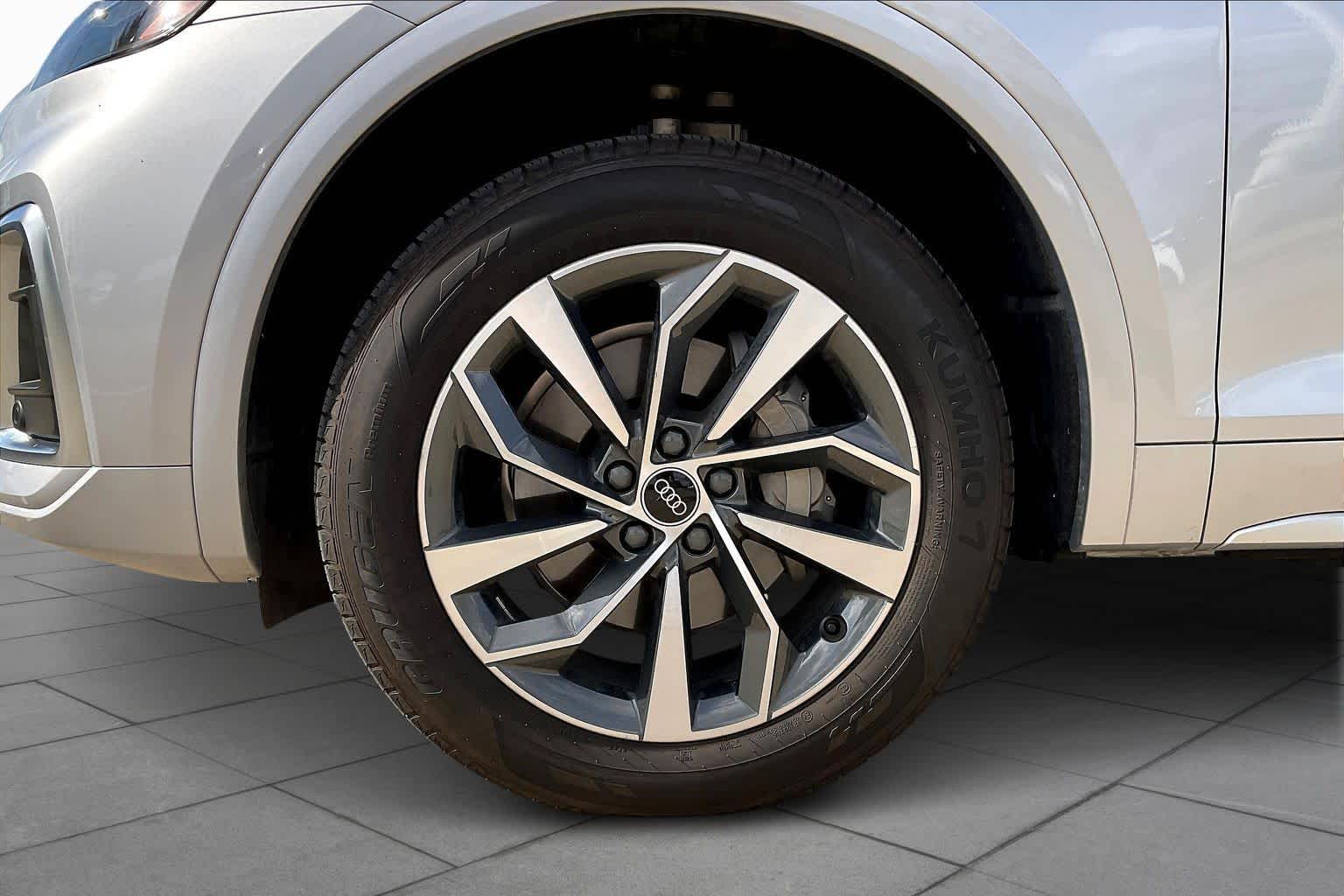 2023 Audi Q5 S line Premium Plus Florett Silver Metallic at AutoNation Chevrolet Gulf Fwy