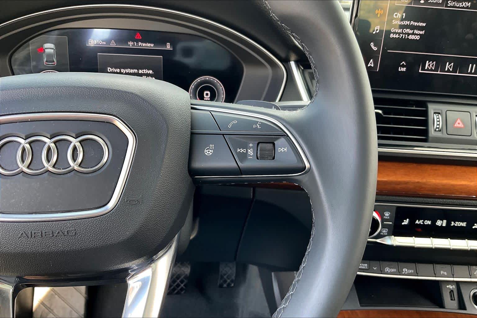 2023 Audi Q5 S line Premium Plus Florett Silver Metallic at AutoNation Chevrolet Gulf Fwy