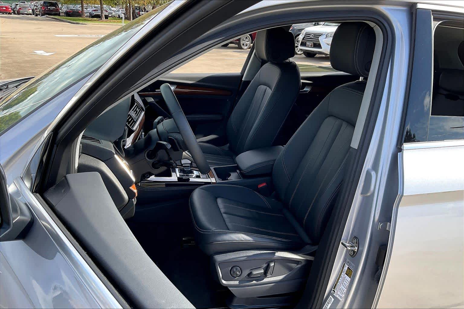 2023 Audi Q5 S line Premium Plus Florett Silver Metallic at AutoNation Chevrolet Gulf Fwy