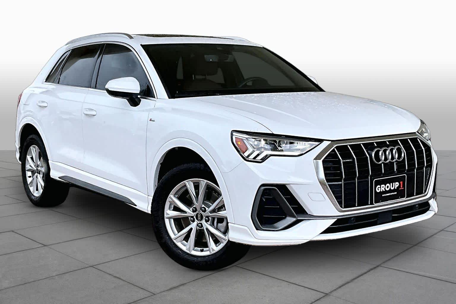 2025 Audi Q3 S line Premium Plus Arkona White at BMW of West Houston