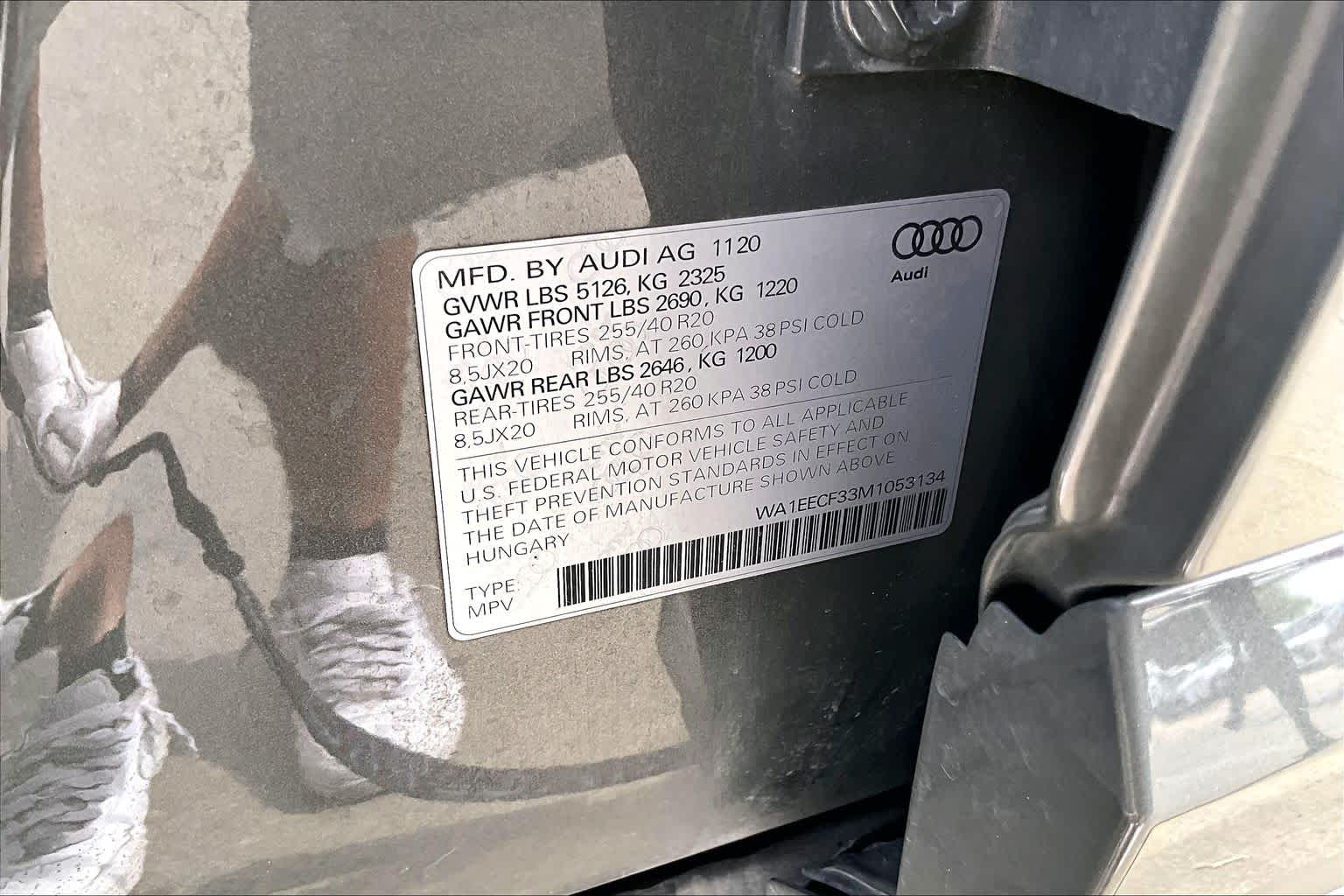 2021 Audi Q3 S line Premium Plus Chronos Gray Metallic at Tomball Ford