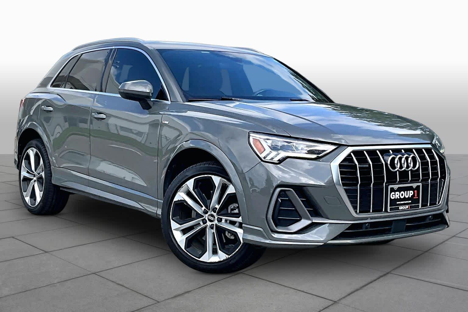 2021 Audi Q3 S line Premium Plus Chronos Gray Metallic at Tomball Ford