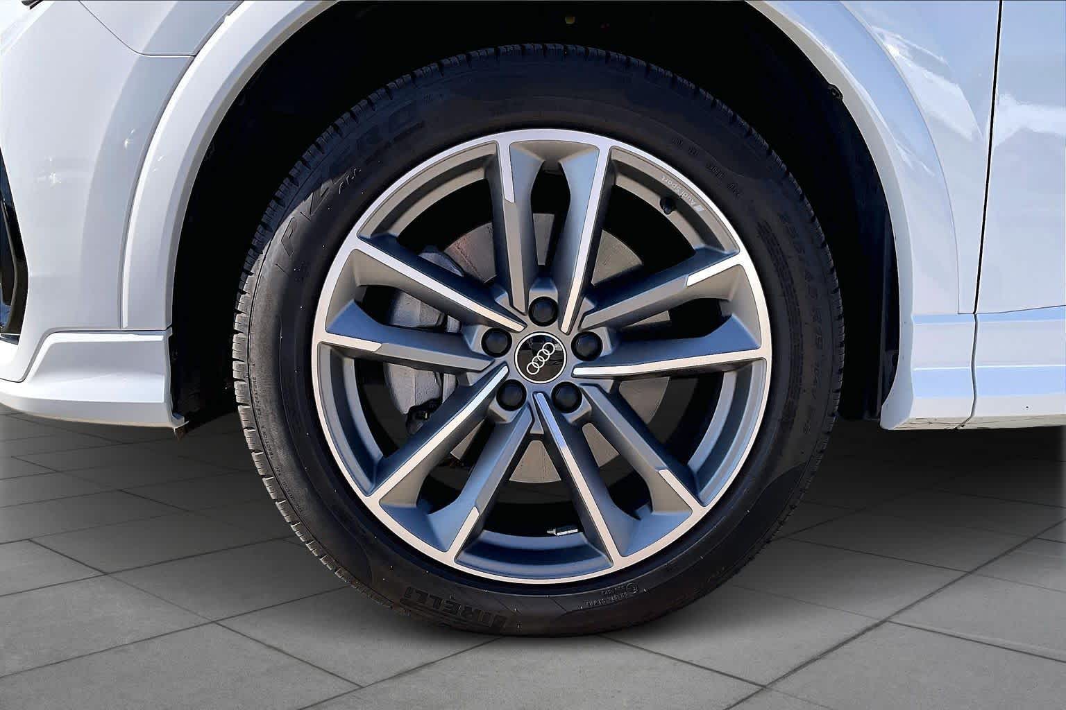 2022 Audi Q3 S line Premium Plus Glacier White Metallic at Lexus of Clear Lake