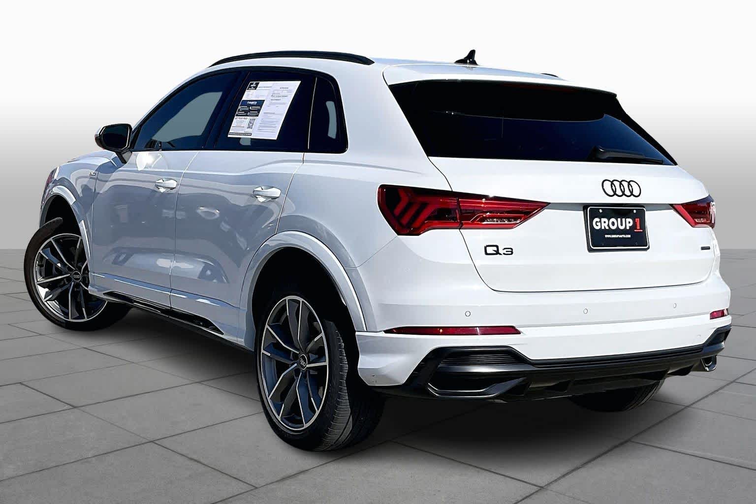 2022 Audi Q3 S line Premium Plus Glacier White Metallic at Lexus of Clear Lake