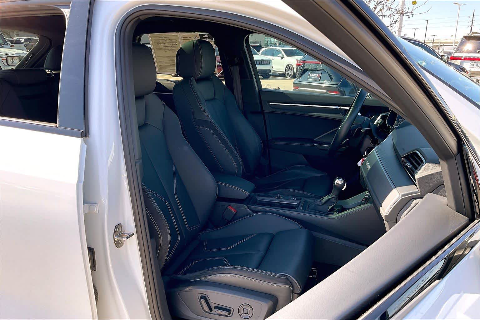 2022 Audi Q3 S line Premium Plus Glacier White Metallic at Lexus of Clear Lake