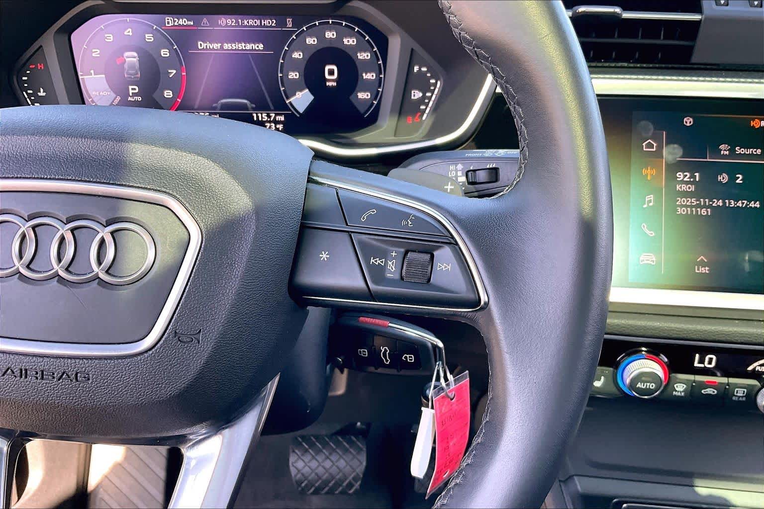 2022 Audi Q3 S line Premium Plus Glacier White Metallic at Lexus of Clear Lake