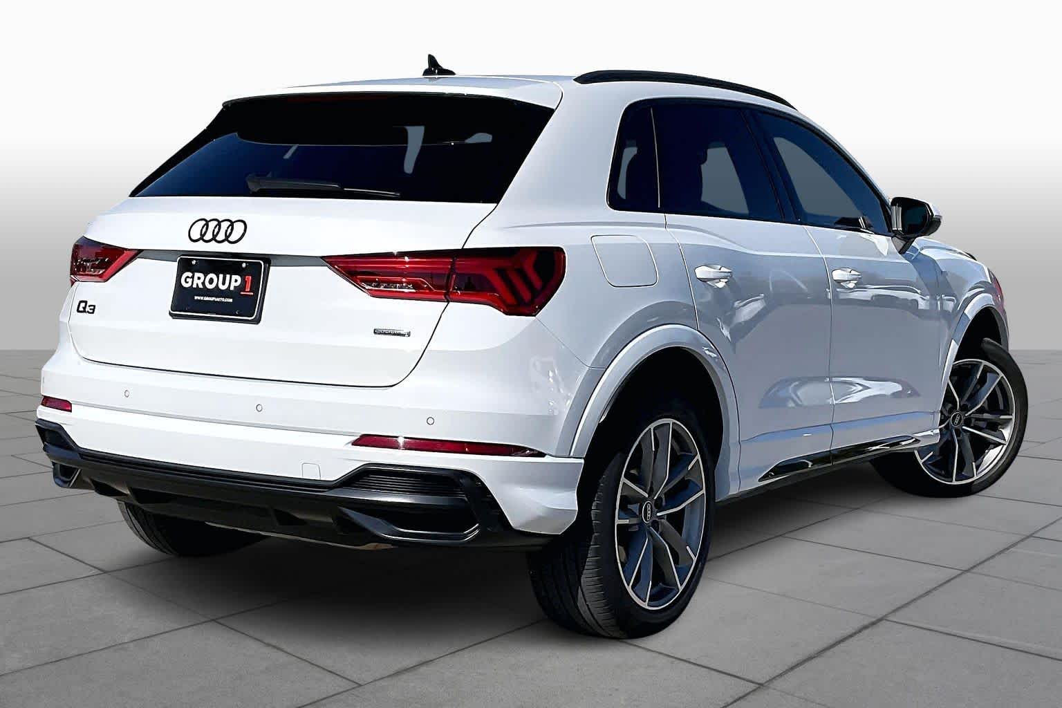 2022 Audi Q3 S line Premium Plus Glacier White Metallic at Lexus of Clear Lake