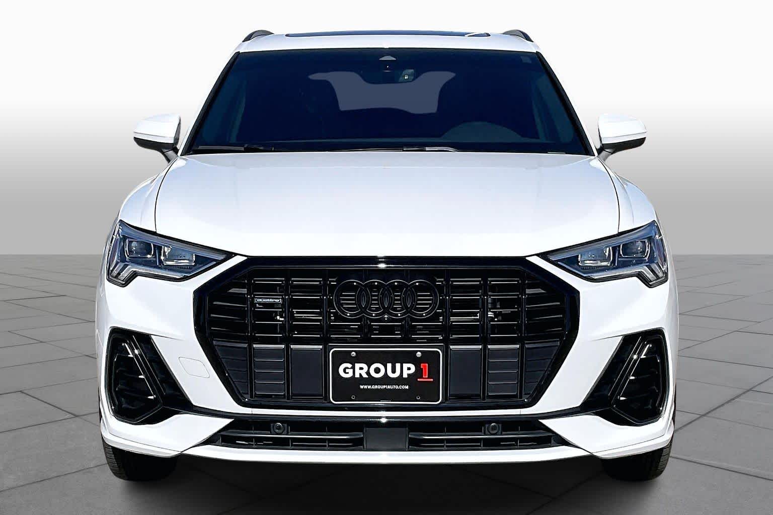 2022 Audi Q3 S line Premium Plus Glacier White Metallic at Lexus of Clear Lake