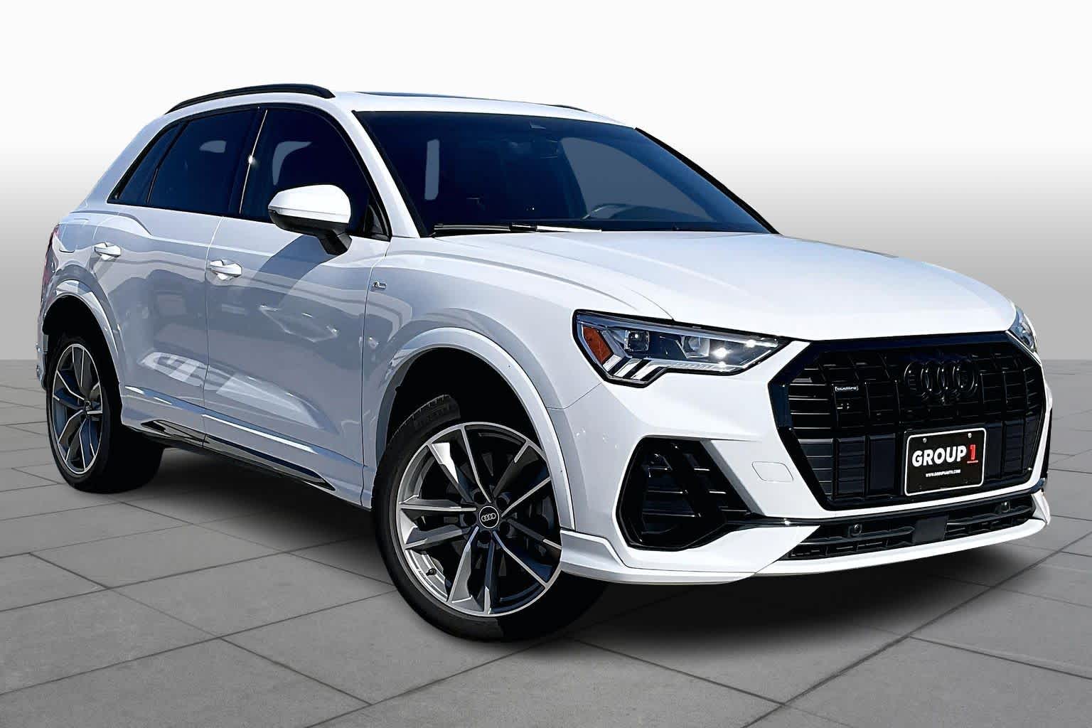 2022 Audi Q3 S line Premium Plus Glacier White Metallic at Lexus of Clear Lake
