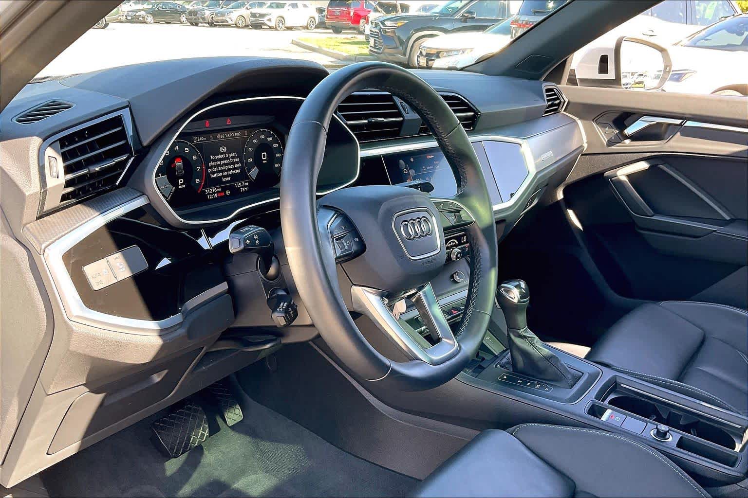 2022 Audi Q3 S line Premium Plus Glacier White Metallic at Lexus of Clear Lake