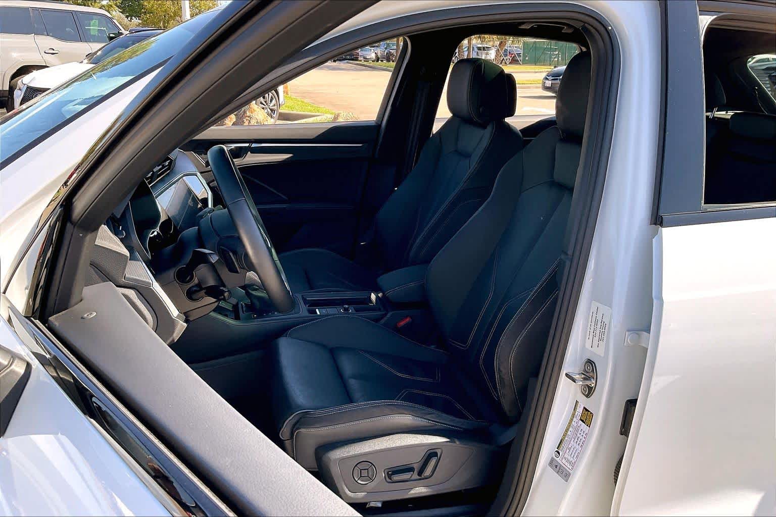 2022 Audi Q3 S line Premium Plus Glacier White Metallic at Lexus of Clear Lake