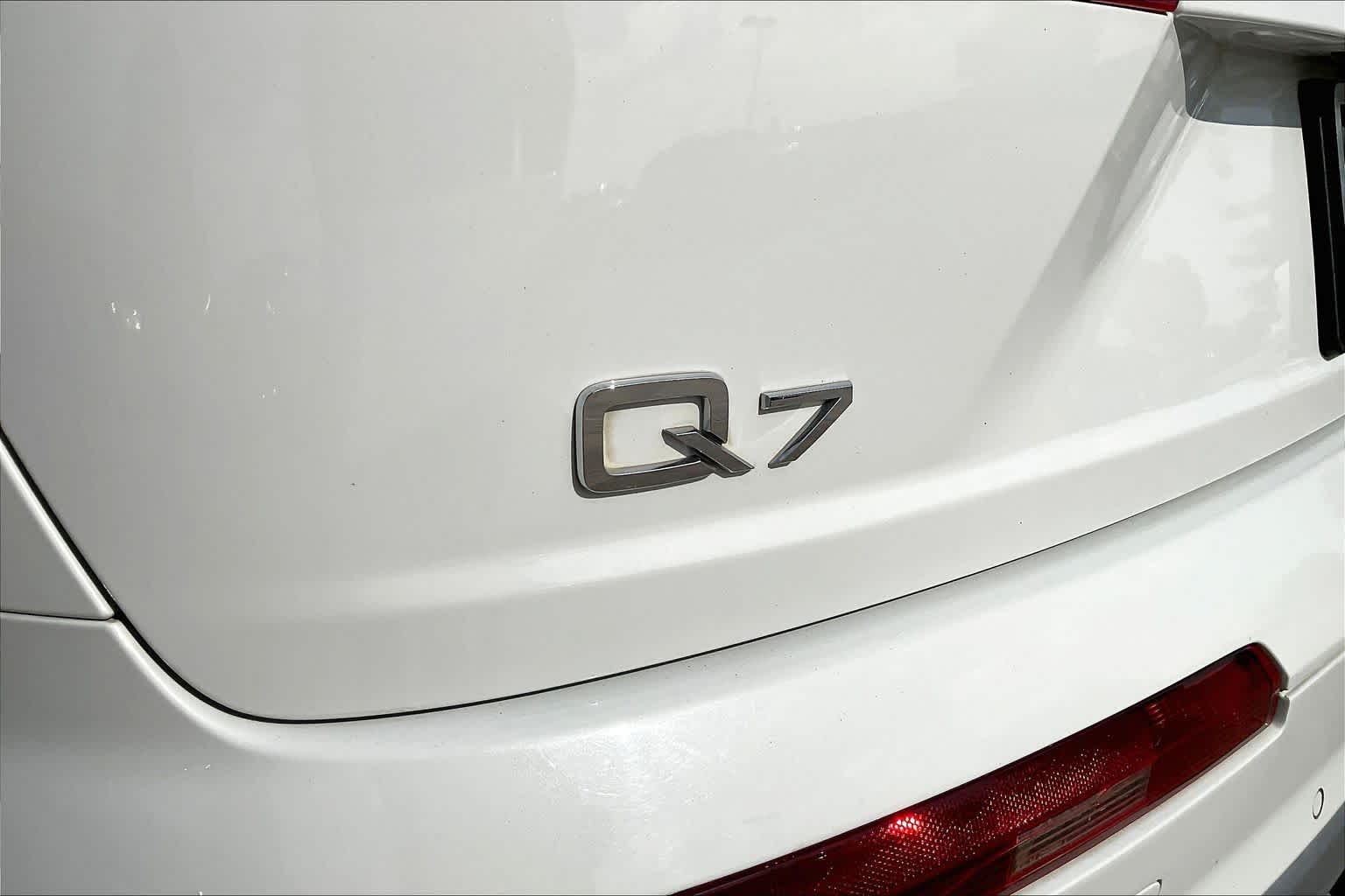 2018 Audi Q7 Premium Plus Glacier White Metallic at AutoNation Chrysler Jeep Dodge Ram Spring