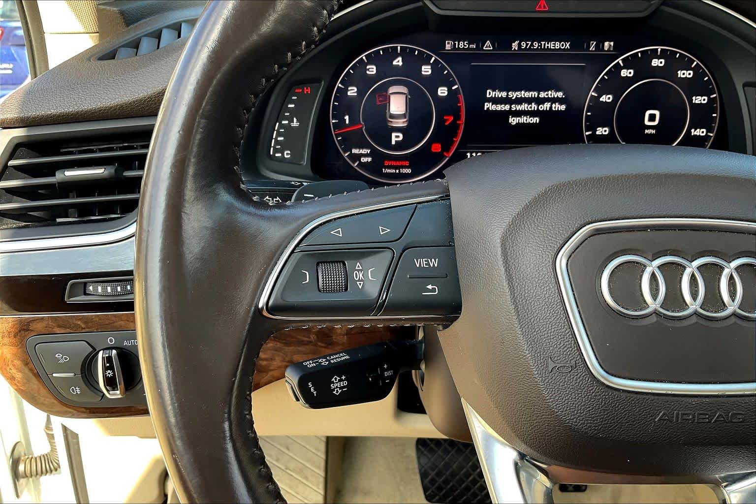 2018 Audi Q7 Premium Plus Glacier White Metallic at AutoNation Chrysler Jeep Dodge Ram Spring