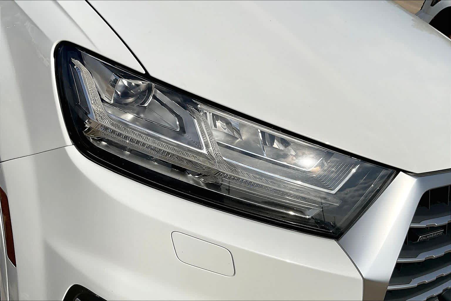 2018 Audi Q7 Premium Plus Glacier White Metallic at AutoNation Chrysler Jeep Dodge Ram Spring