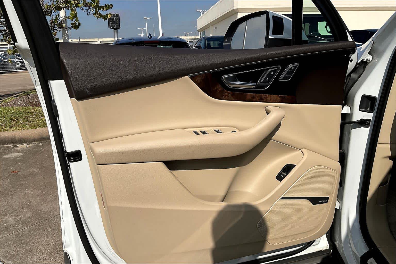 2018 Audi Q7 Premium Plus Glacier White Metallic at AutoNation Chrysler Jeep Dodge Ram Spring