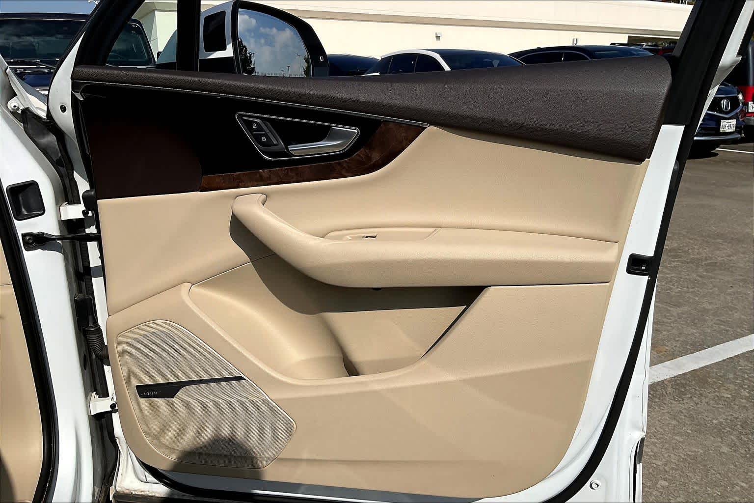 2018 Audi Q7 Premium Plus Glacier White Metallic at AutoNation Chrysler Jeep Dodge Ram Spring