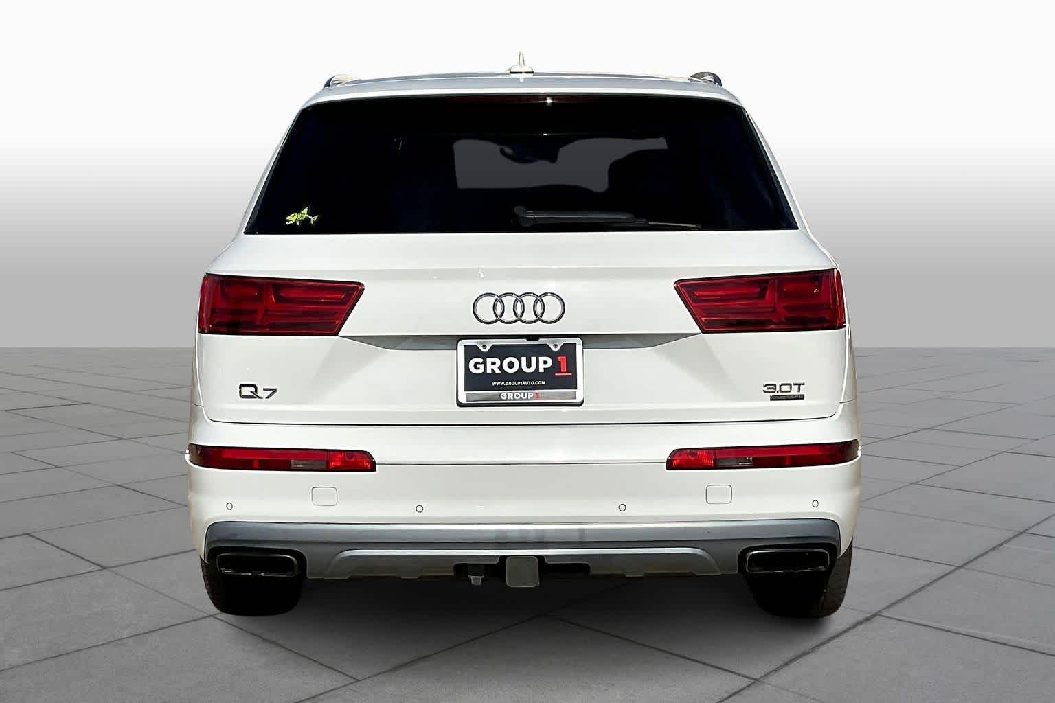 2018 Audi Q7 Premium Plus Glacier White Metallic at AutoNation Chrysler Jeep Dodge Ram Spring