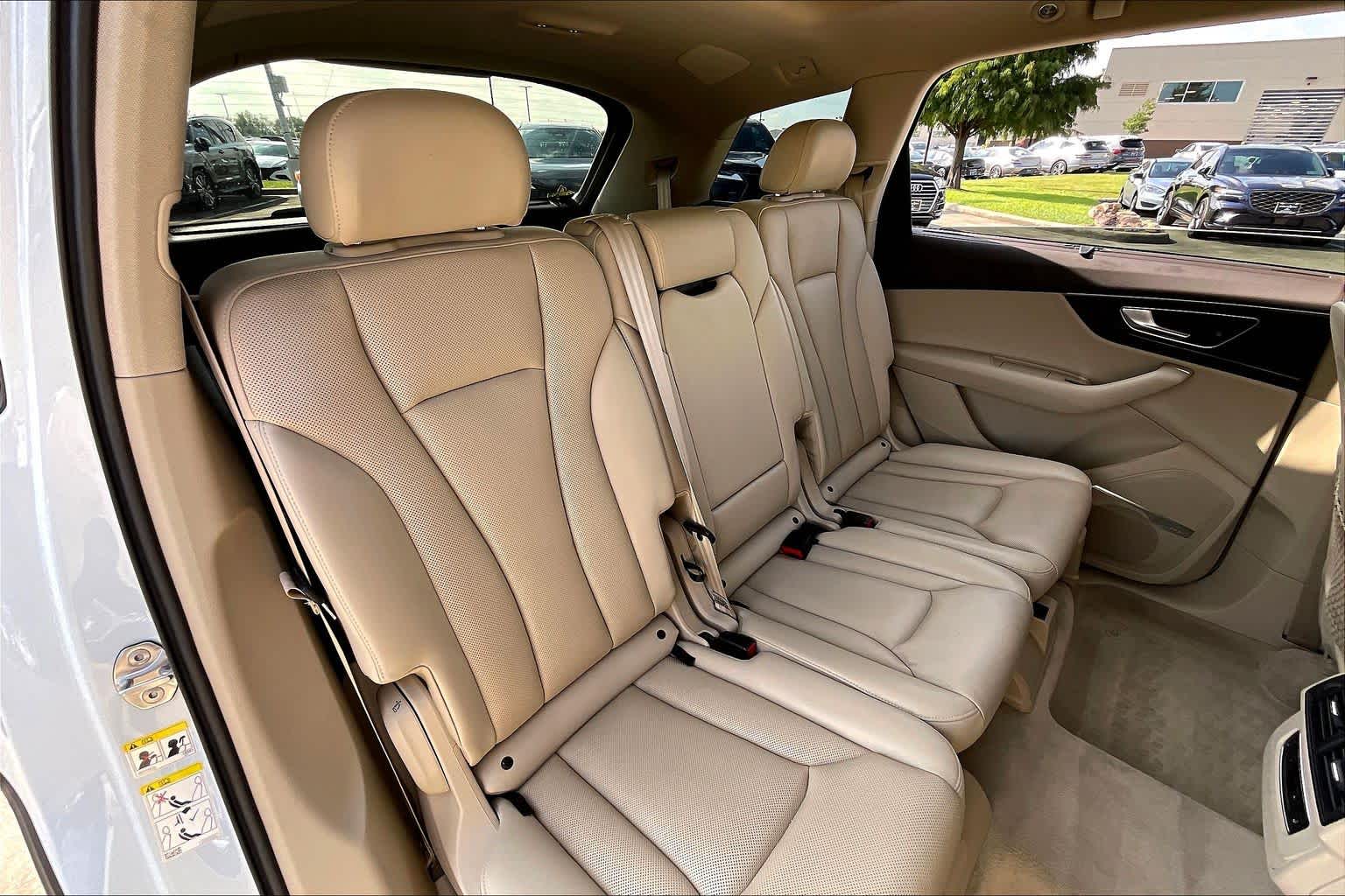 2018 Audi Q7 Premium Plus Glacier White Metallic at AutoNation Chrysler Jeep Dodge Ram Spring