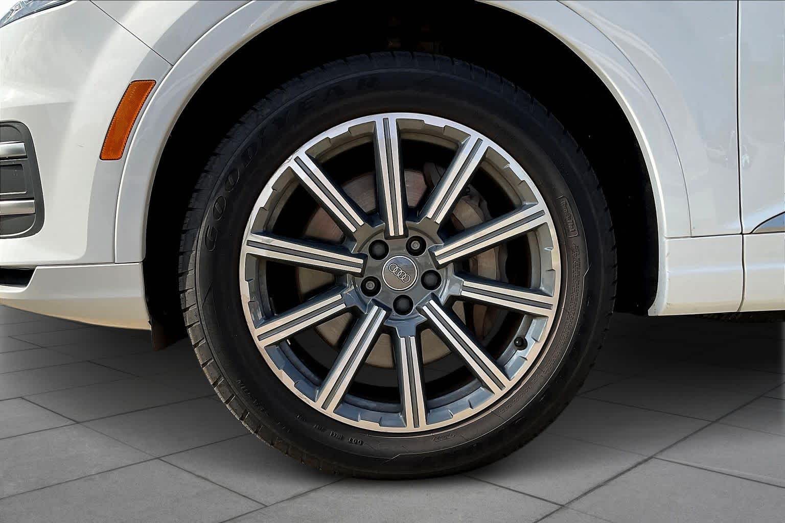 2018 Audi Q7 Premium Plus Glacier White Metallic at AutoNation Chrysler Jeep Dodge Ram Spring