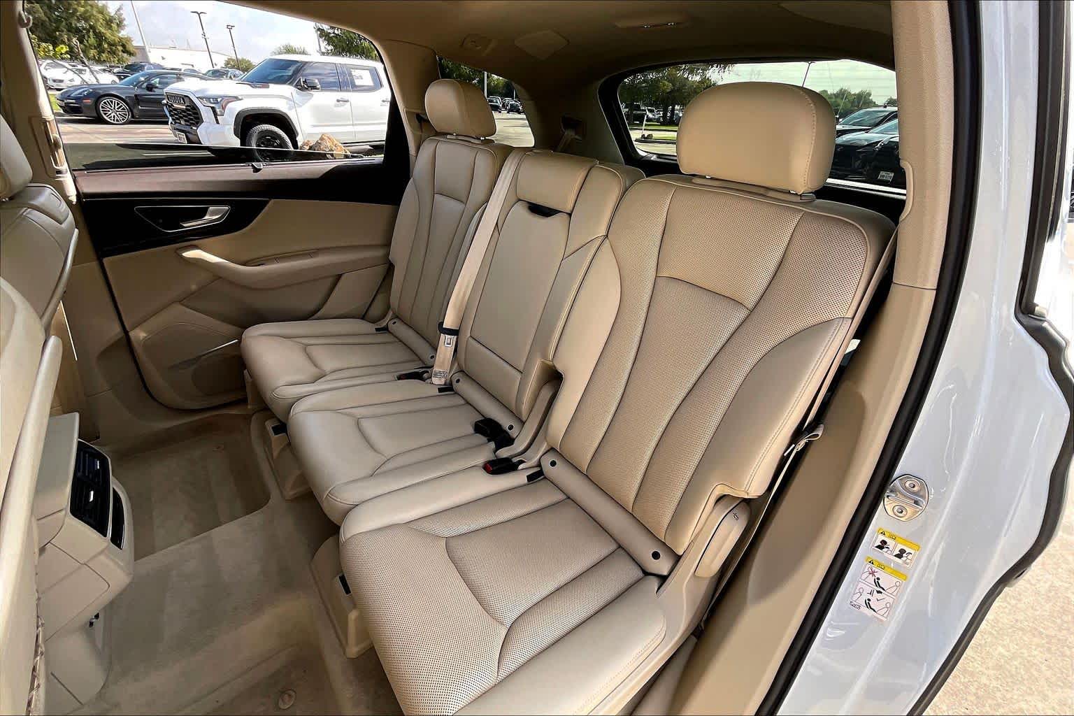 2018 Audi Q7 Premium Plus Glacier White Metallic at AutoNation Chrysler Jeep Dodge Ram Spring