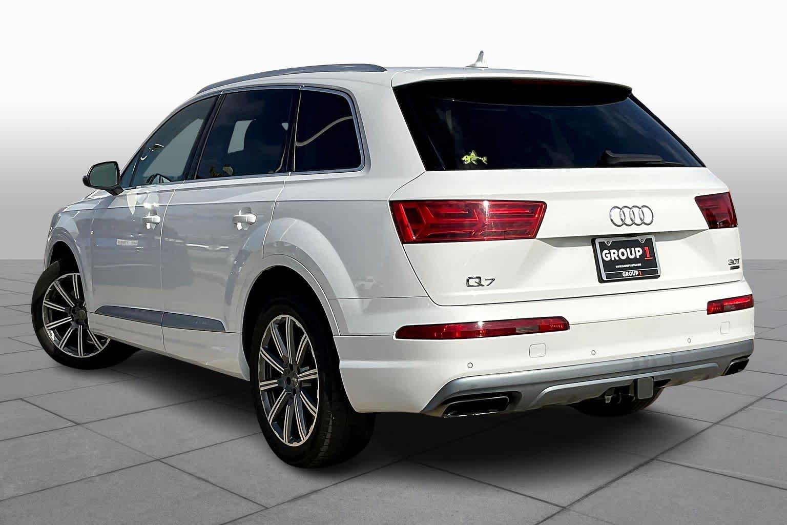 2018 Audi Q7 Premium Plus Glacier White Metallic at AutoNation Chrysler Jeep Dodge Ram Spring