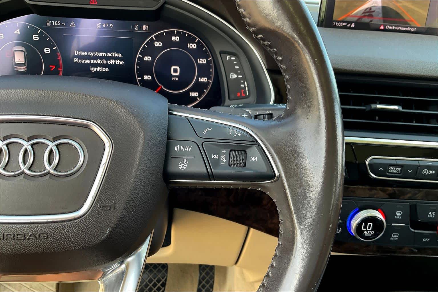 2018 Audi Q7 Premium Plus Glacier White Metallic at AutoNation Chrysler Jeep Dodge Ram Spring