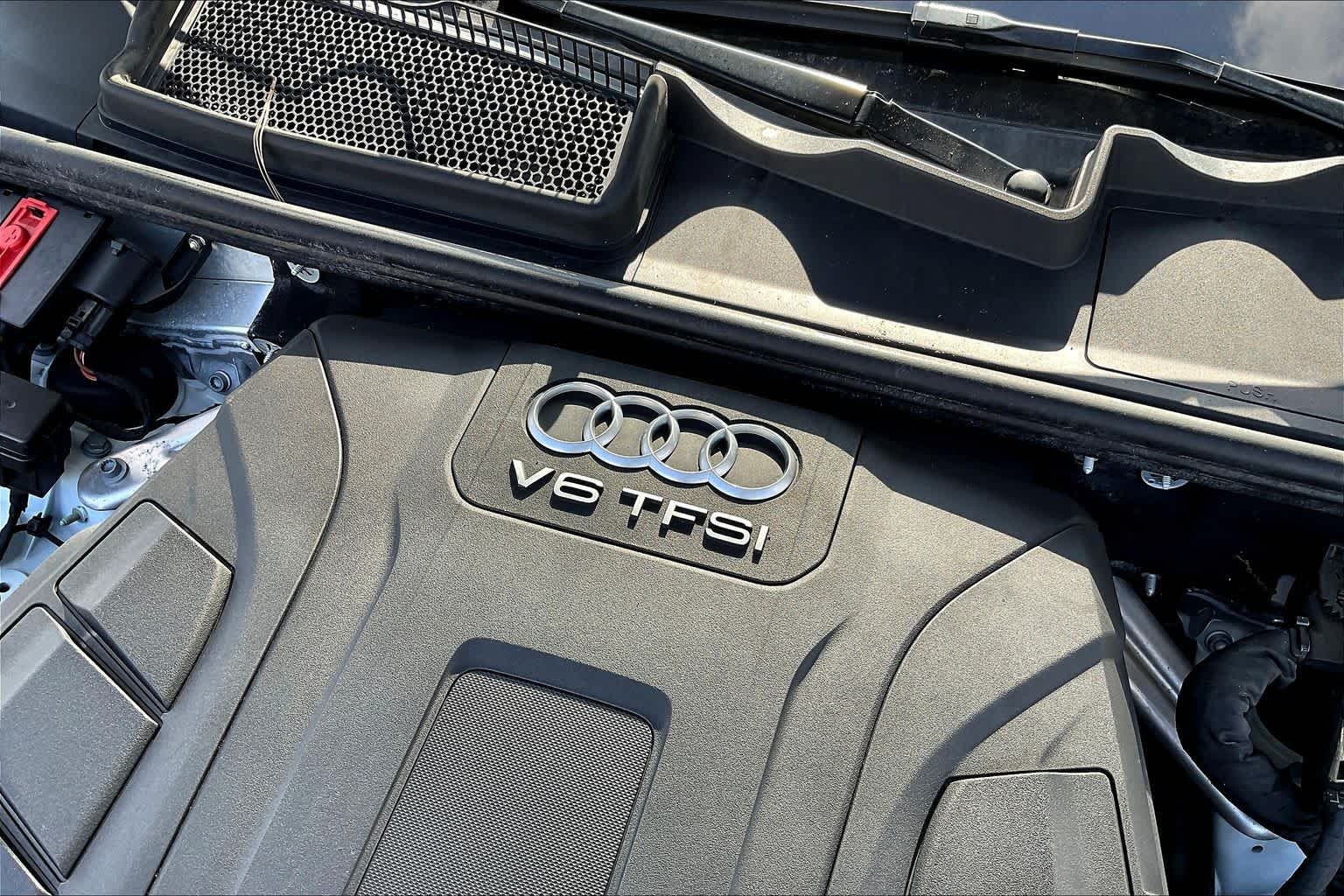 2018 Audi Q7 Premium Plus Glacier White Metallic at AutoNation Chrysler Jeep Dodge Ram Spring