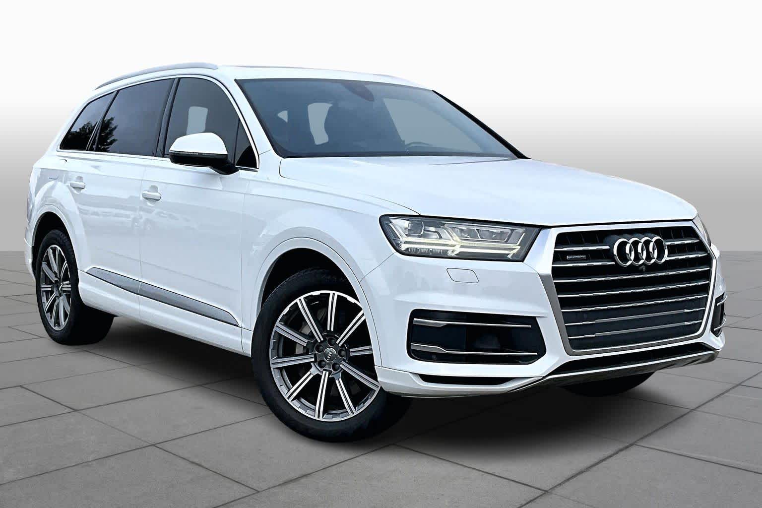 2019 Audi Q7 Premium Plus Glacier White Metallic at AutoNation USA Houston