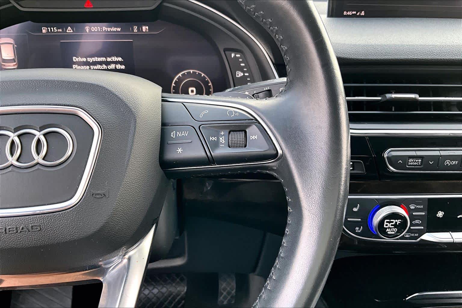 2019 Audi Q7 Premium Plus Glacier White Metallic at AutoNation USA Houston