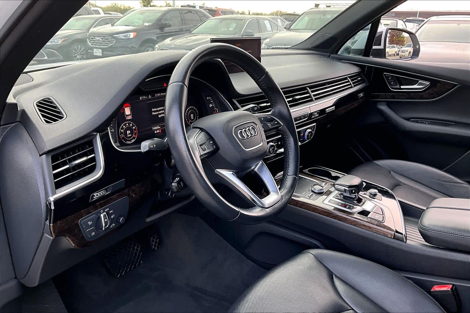 2019 Audi Q7 Premium Plus Glacier White Metallic at AutoNation USA Houston