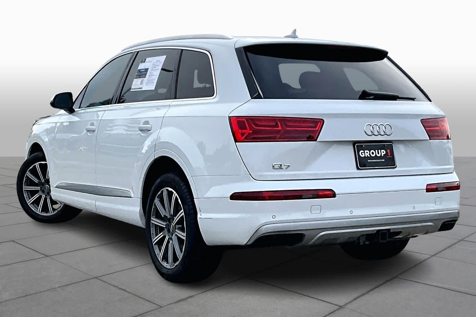 2019 Audi Q7 Premium Plus Glacier White Metallic at AutoNation USA Houston