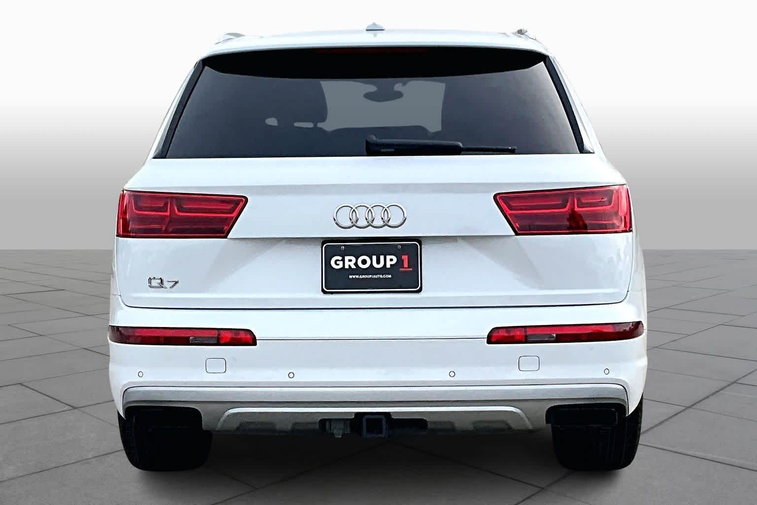 2019 Audi Q7 Premium Plus Glacier White Metallic at AutoNation USA Houston