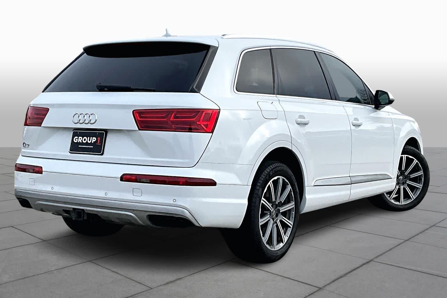 2019 Audi Q7 Premium Plus Glacier White Metallic at AutoNation USA Houston