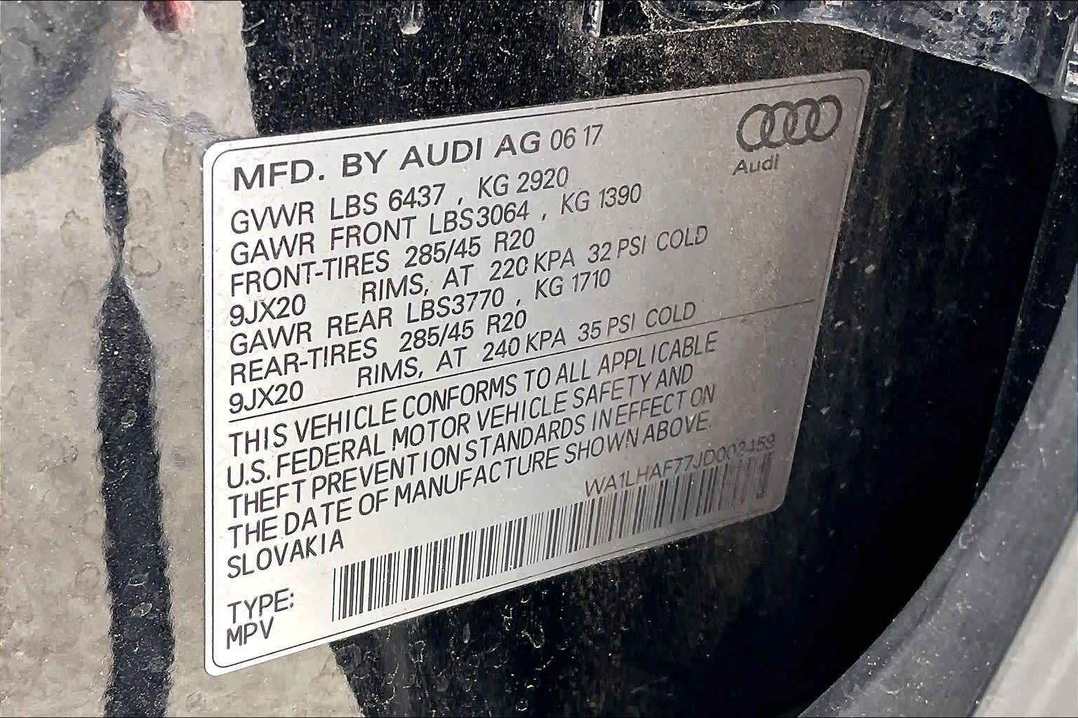 2018 Audi Q7 photo 35 of 35