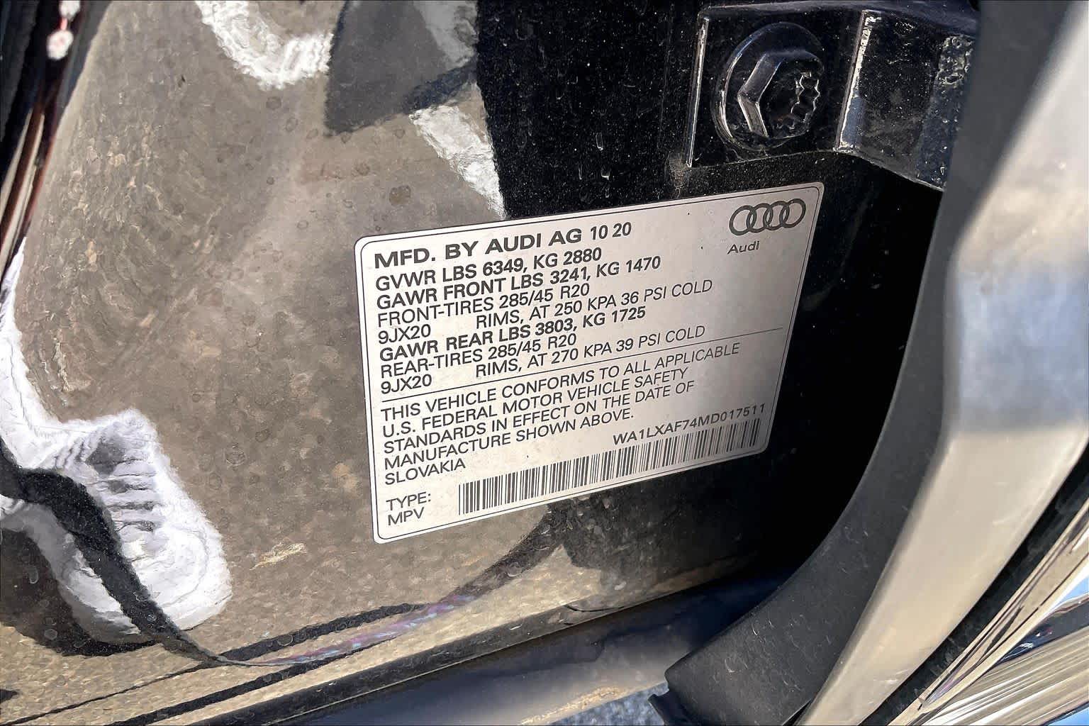 2021 Audi Q7 photo 35 of 35