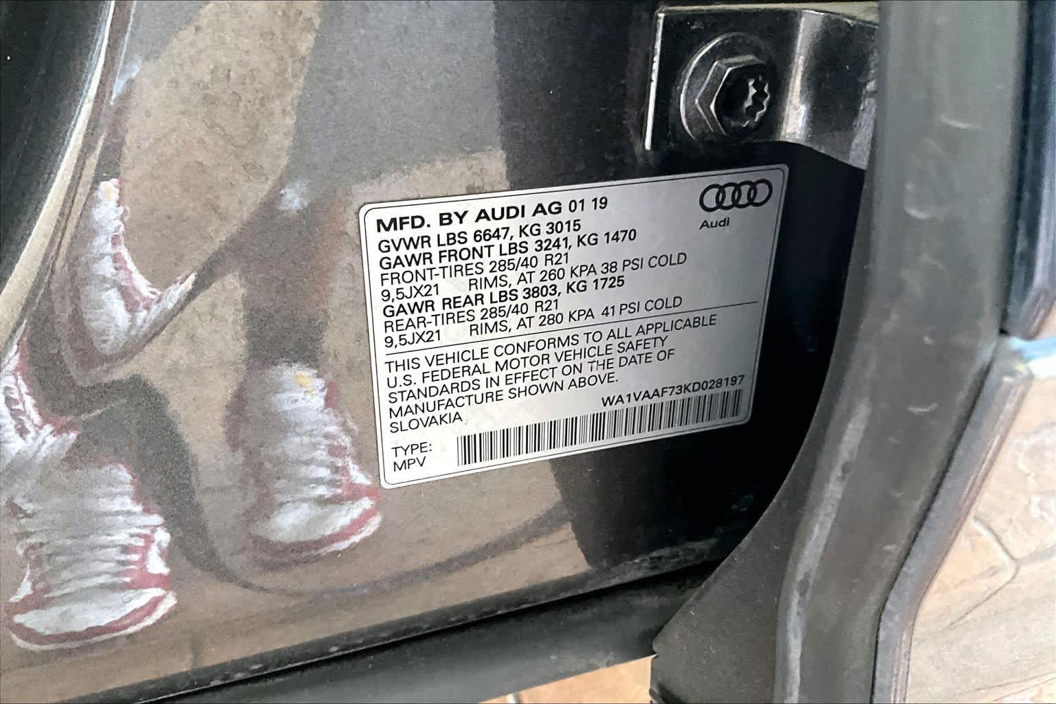 2019 Audi Q7 Prestige Samurai Gray Metallic at Auto Boutique Texas