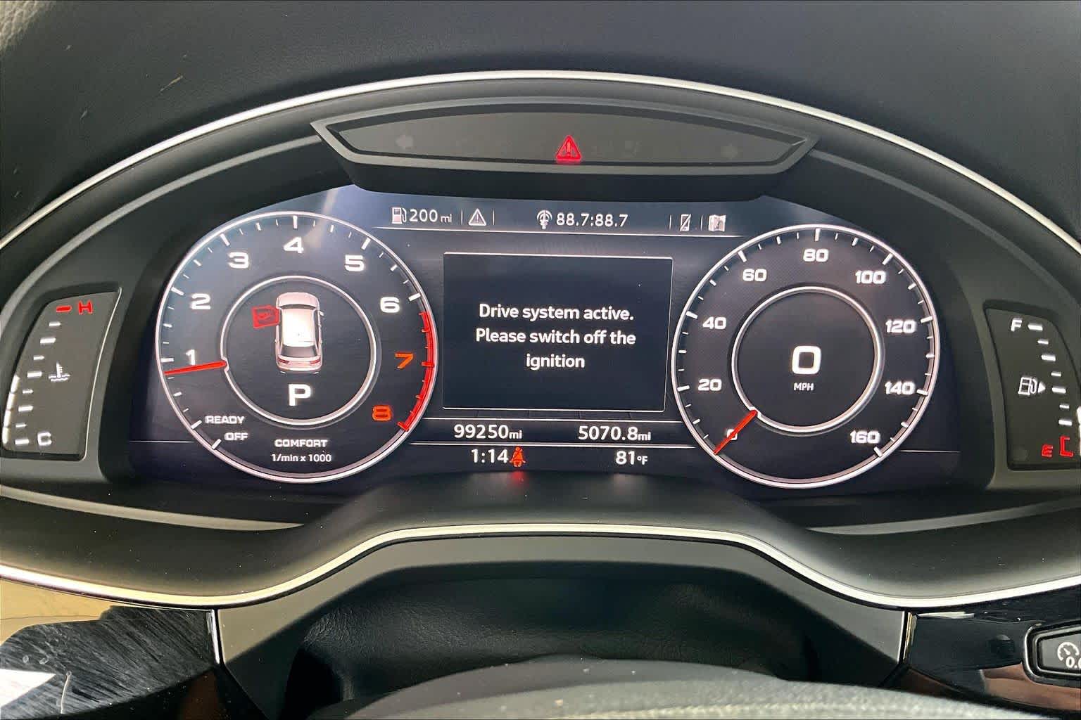 2019 Audi Q7 Prestige Samurai Gray Metallic at Auto Boutique Texas