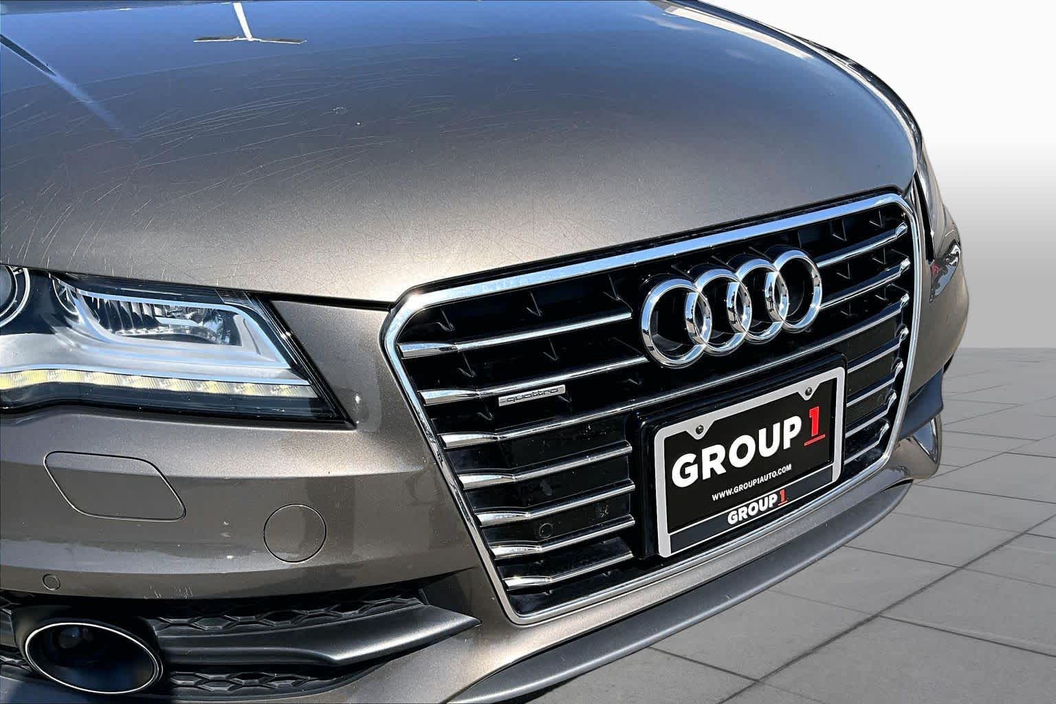 2012 Audi A7 3.0 Prestige Dakota Gray Metallic at Tomball Ford