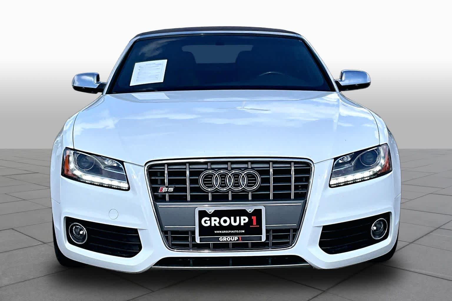 2010 Audi S5 Premium Plus Ibis White at Mac Haik Ford